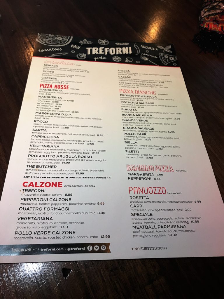 Treforni Pizza in Durham reviewed by top NC foodie blog, Food Diary of a City Girl