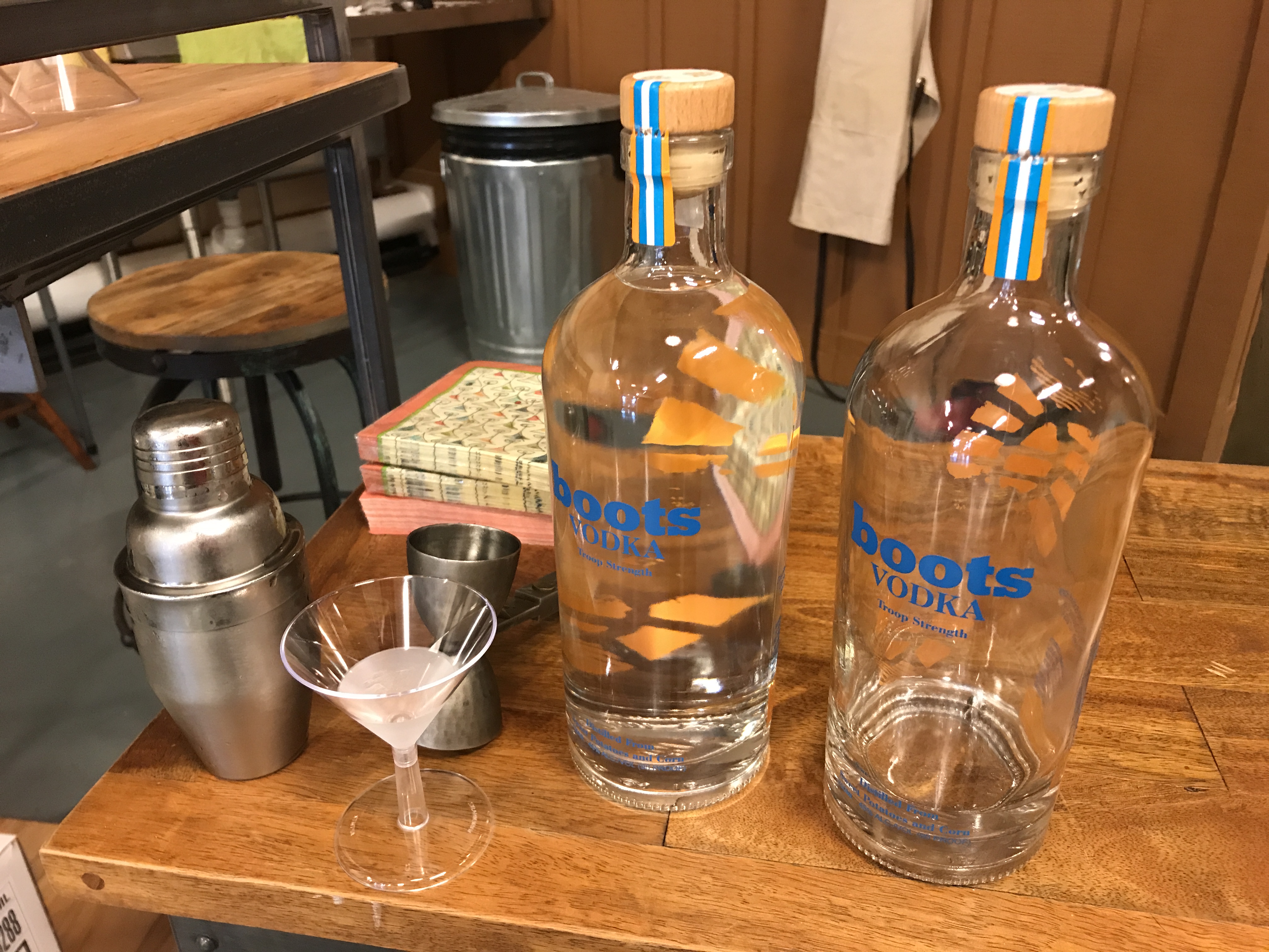 BOOTS VODKA review featured by top NC travel and foodie blog, Food Diary of a City Girl