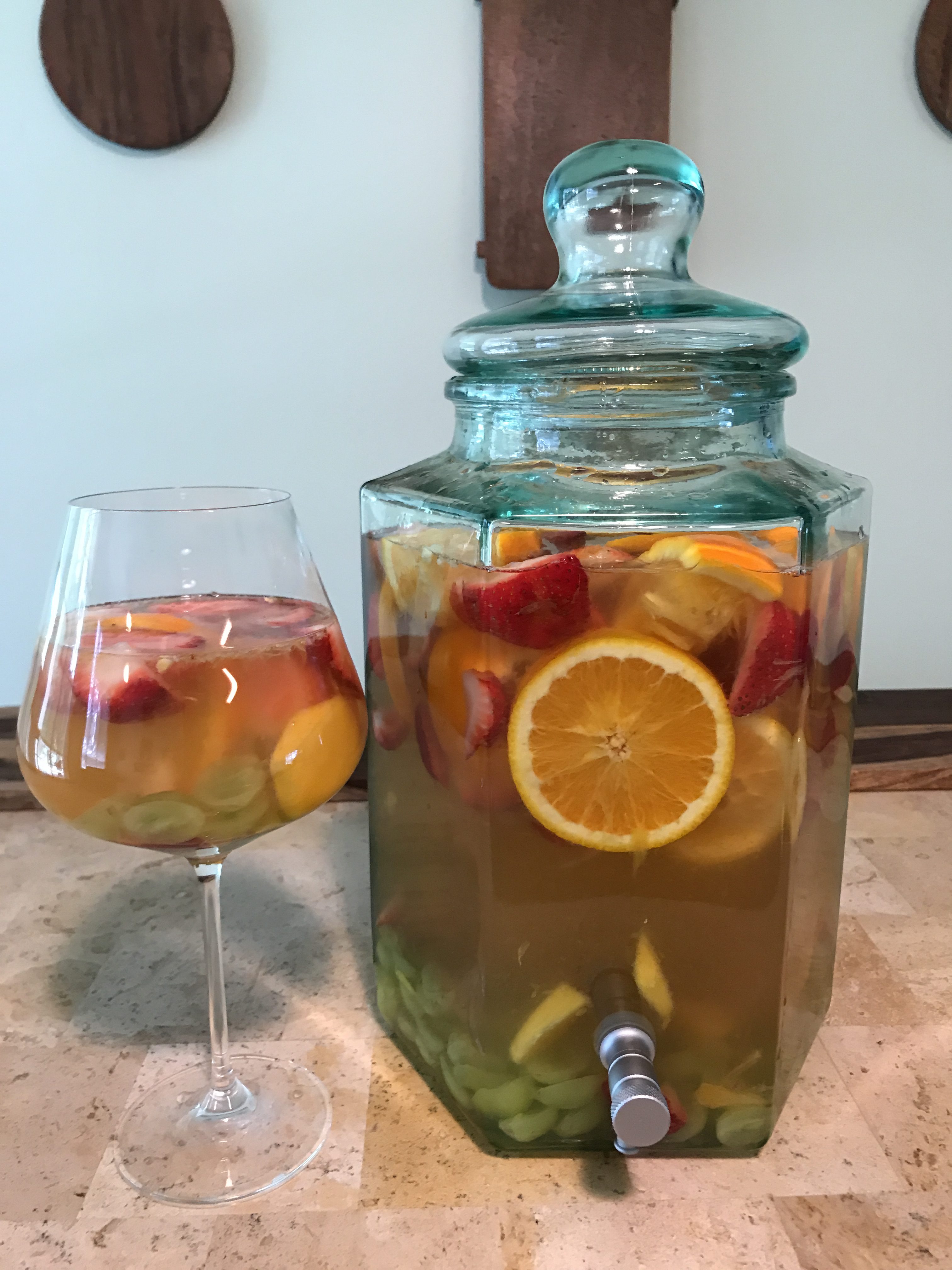 Where to Drink It and Buy Bottled Sangria in Durham featured by top NC foodie blog, Food Diary of a City Girl: white wine sangria