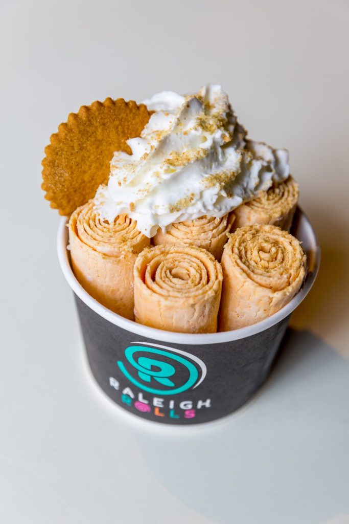 8 Pumpkin Spice Food & Drink to Sample this Fall in Raleigh, Durham & beyond featured by top NC foodie blog, Food Diary of A City Girl: Raleigh Rolls Pumpkin Rolls