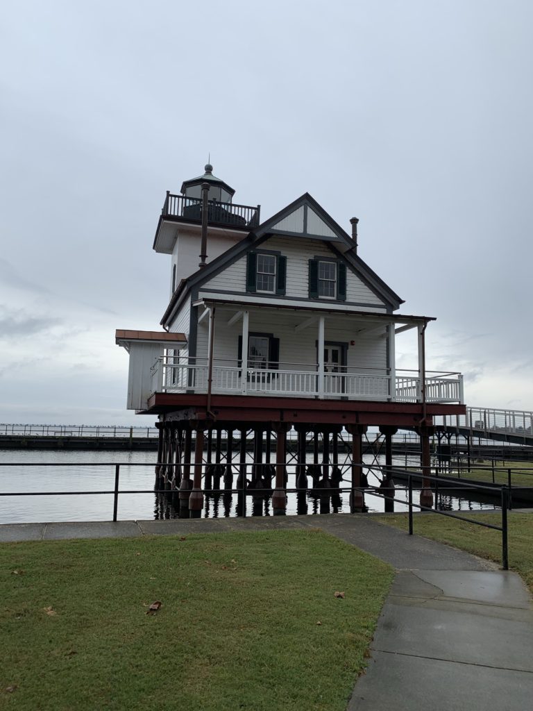 The best things to do in Edenton NC, featured by top NC travel blog, Food Diary of a City Girl: 1886 Roanoke River Lighthouse