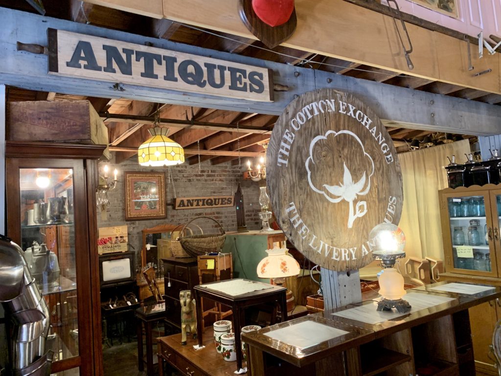 Top antiques stores in Fayetteville NC featured by top North Carolina blog, Food Diary of a City Girl: the Cotton Exchange and the Livery