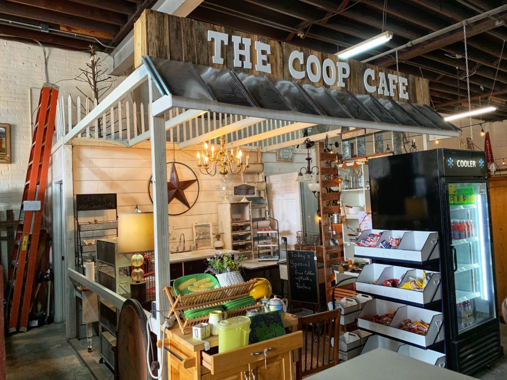 Top antiques stores in Fayetteville NC featured by top North Carolina blog, Food Diary of a City Girl: The Pickin' Coop Antique Mall