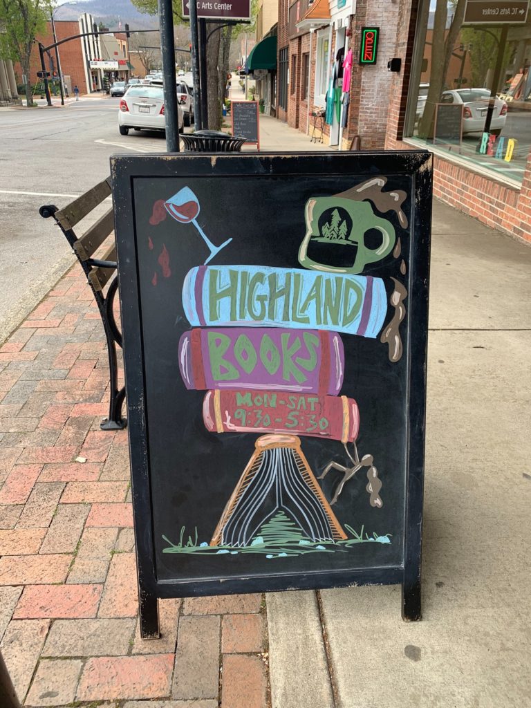 The Best Things to Do in Brevard NC featured by top North Carolina travel blog, Food Diary of a City Girl: visit Highland Books