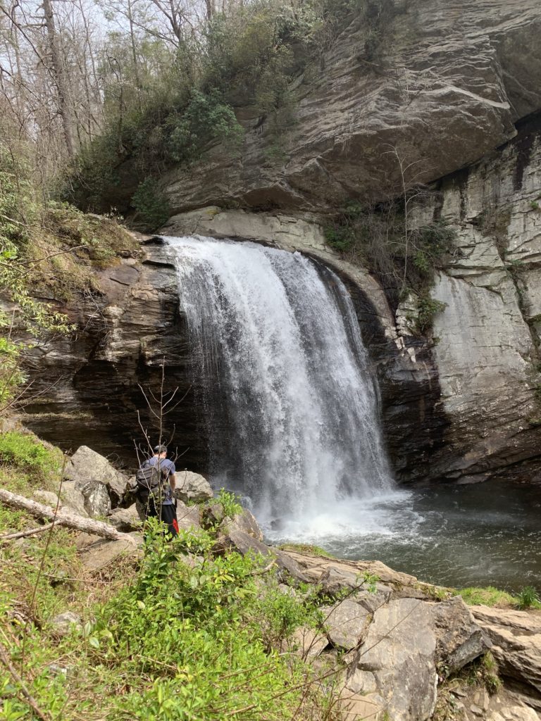 The Best Things to Do in Brevard NC featured by top North Carolina travel blog, Food Diary of a City Girl: visit Pisgah National Forest’s Looking Glass Falls