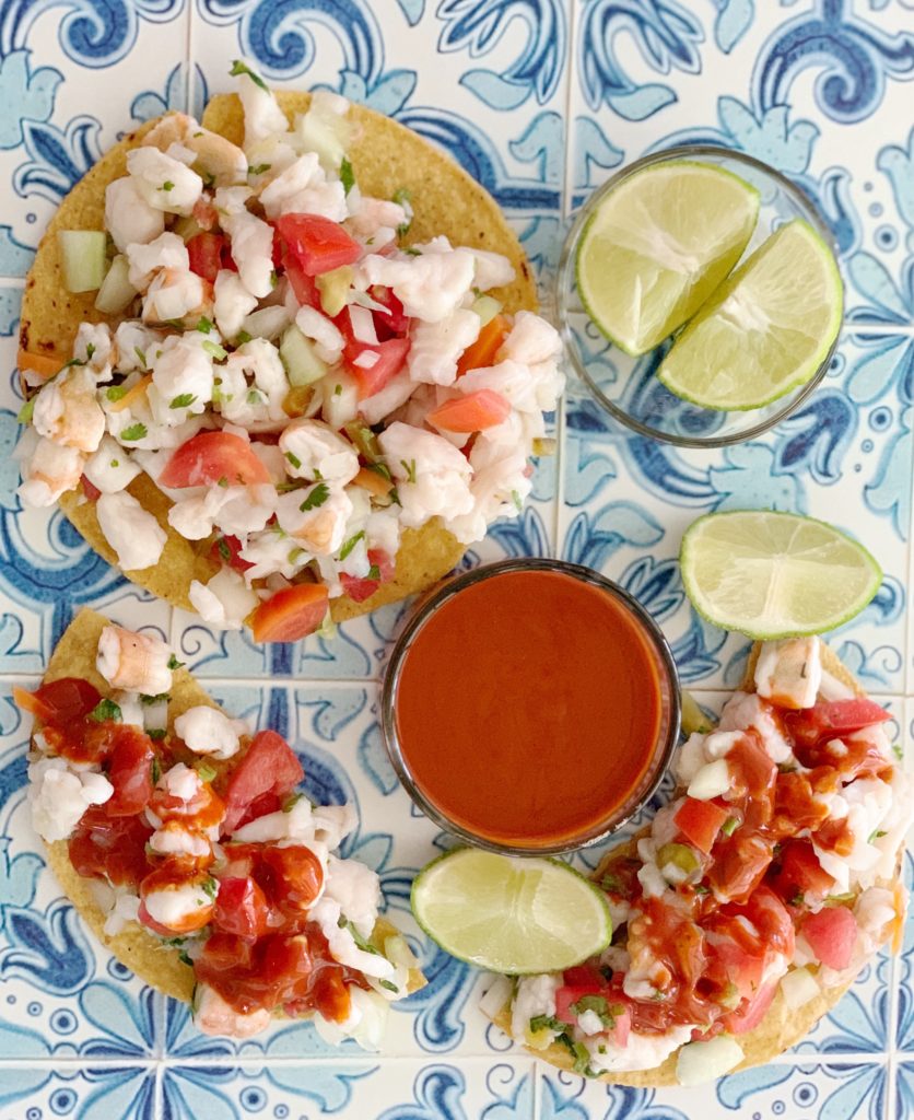 An Authentic Mexican Ceviche Recipe featured by top US foodie blog, Food Diary of a City Girl