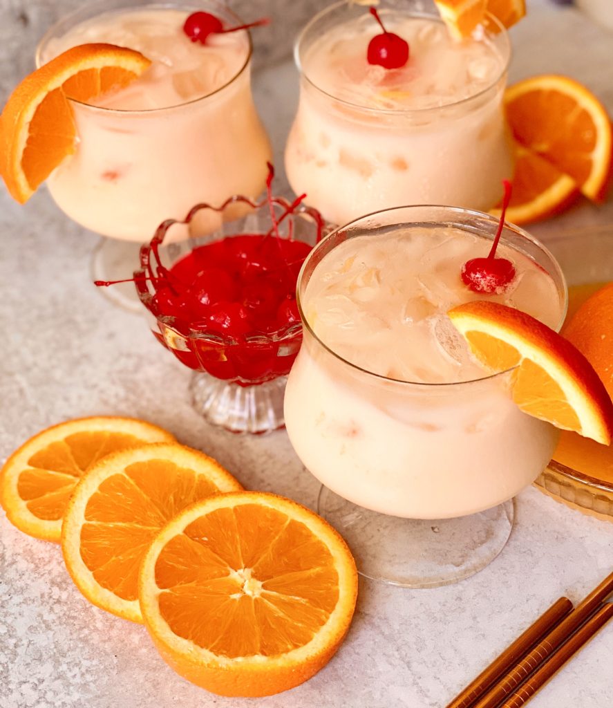 Morir Soñando: an Orange Creamsicle Cocktail Recipe featured by top NC foodie blog, Food Diary of a City Girl.