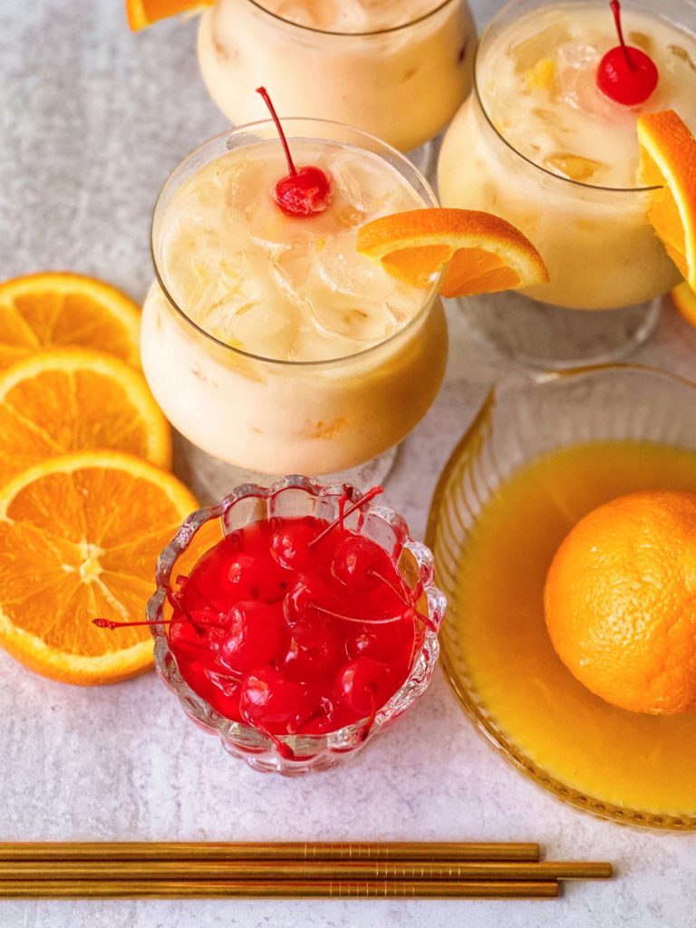 Morir Soñando: an Orange Creamsicle Cocktail Recipe featured by top NC foodie blog, Food Diary of a City Girl.