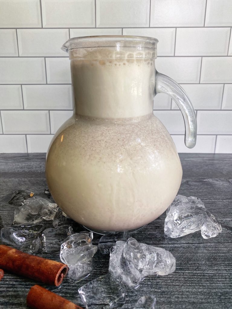 agua de horchata recipe featured by top NC food blogger, Food Diary of a City Girl