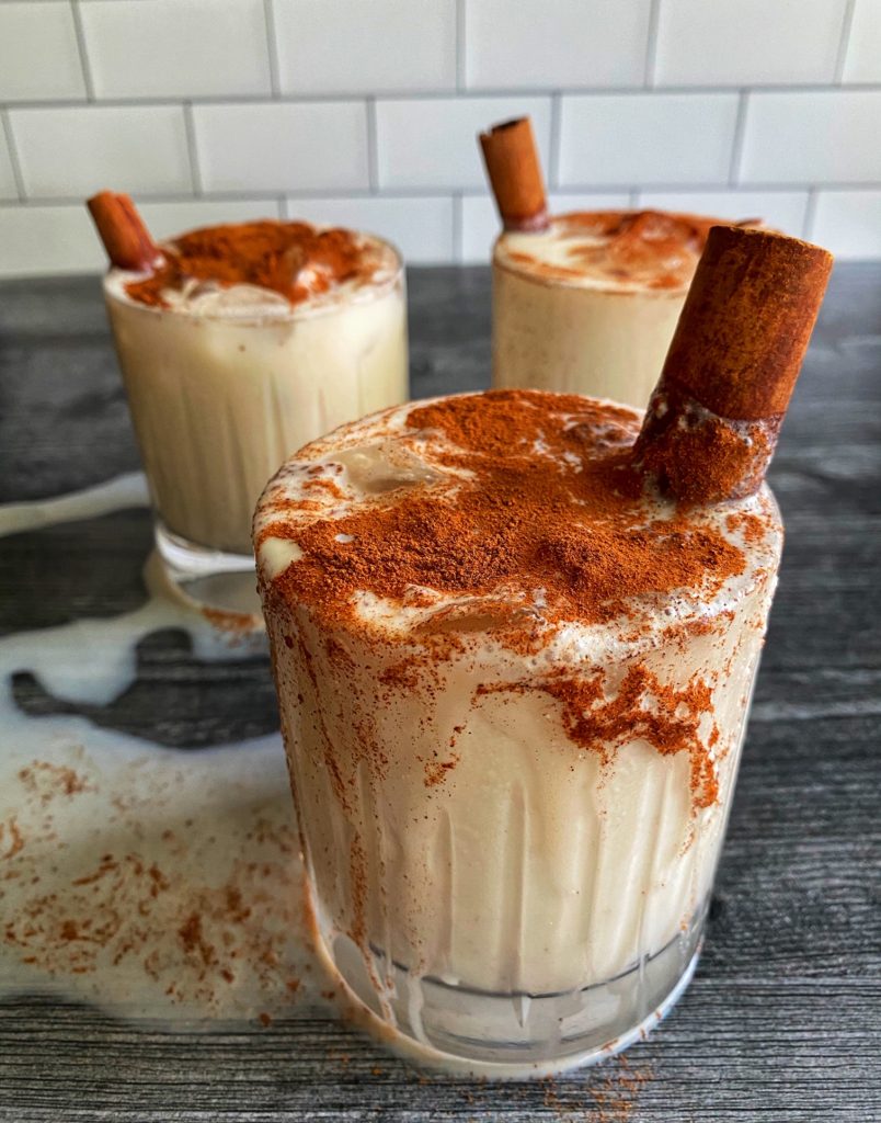 agua de horchata recipe featured by top NC food blogger, Food Diary of a City Girl