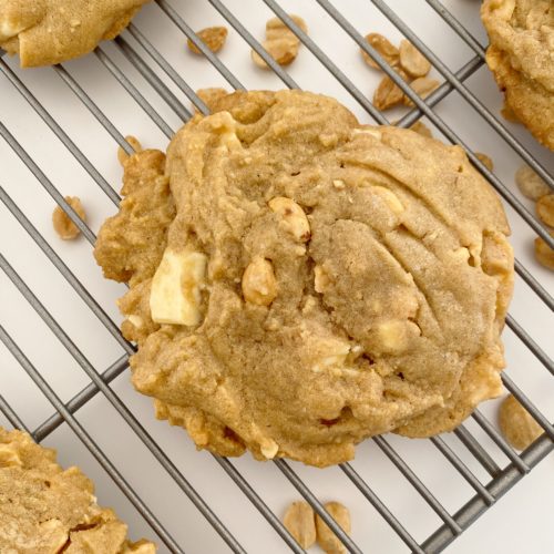 White Chocolate Peanut Cookies Recipe featured by top NC food blogger, Food Diary of a City Girl