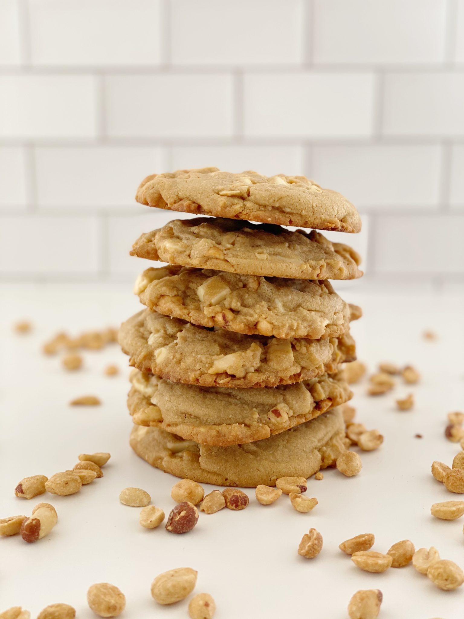 White Chocolate Peanut Cookies Recipe