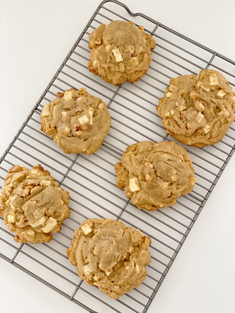 White Chocolate Peanut Cookies Recipe featured by top NC food blogger, Food Diary of a City Girl