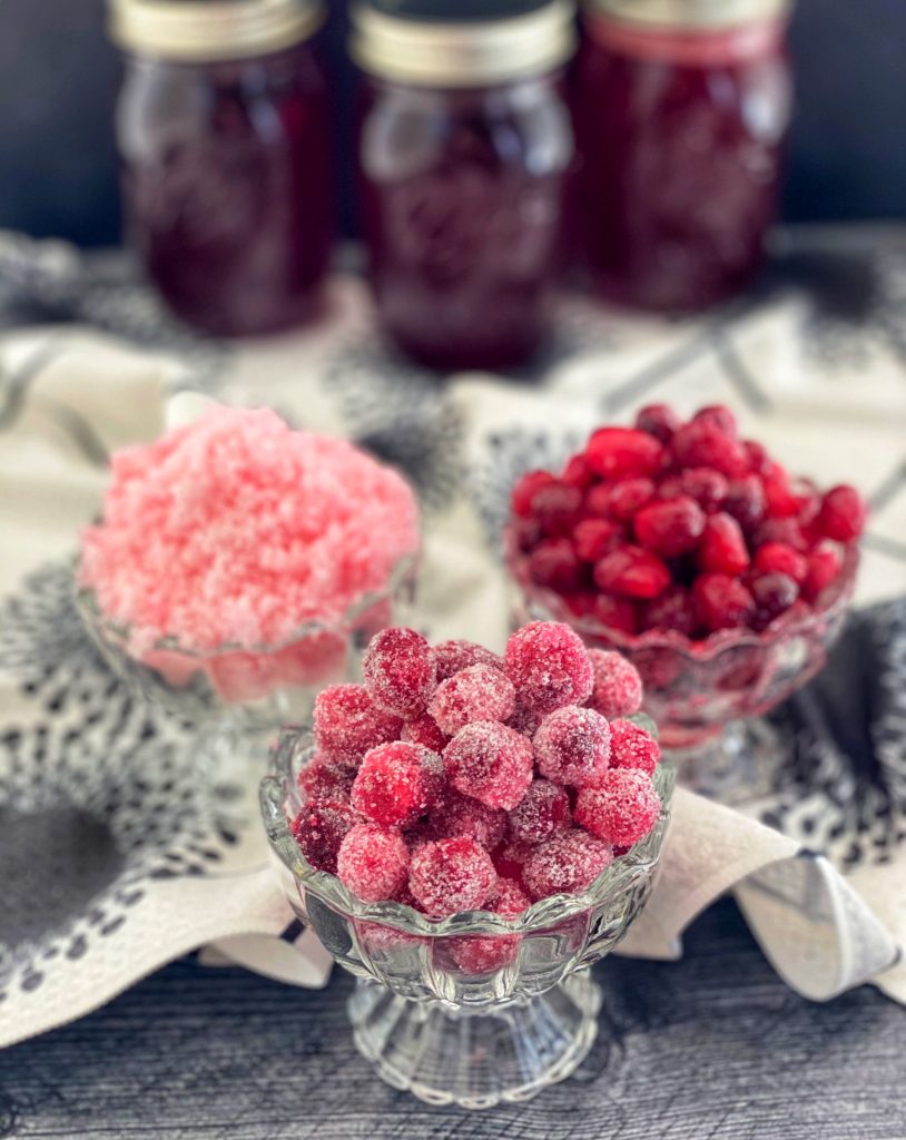 Candied Cranberries Recipe featured by top NC food blogger, Food Diary of a City Girl