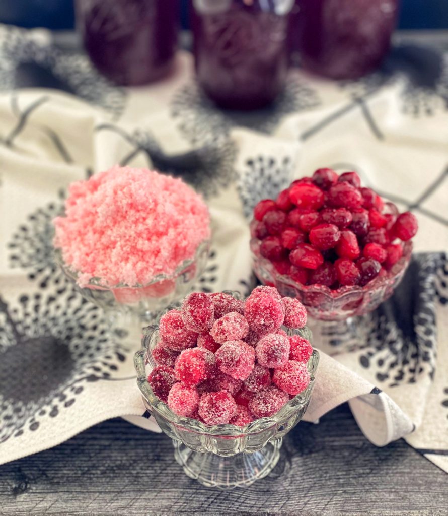 Candied Cranberries Recipe featured by top NC food blogger, Food Diary of a City Girl