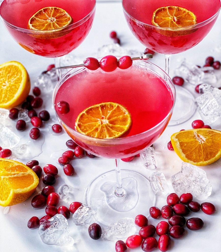 Cranberry Orange Margarita Recipe featured by top NC food blogger, Food Diary of a City Girl