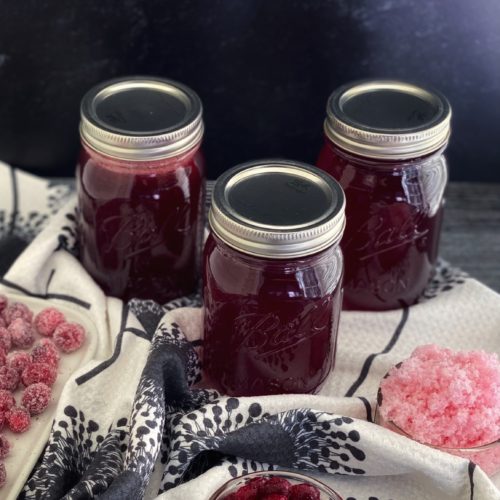 Festive Drinks: How to Make Cranberry Simple Syrup featured by top NC food blogger, Food Diary of a City Girl