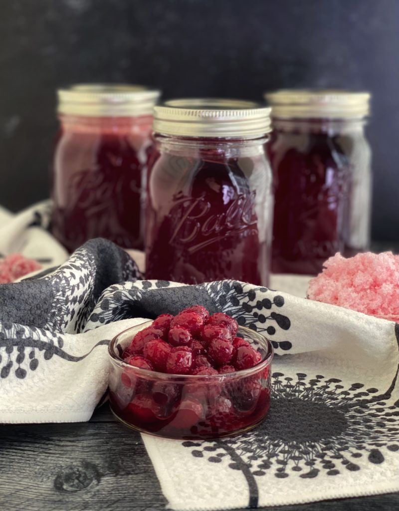 Festive Drinks: How to Make Cranberry Simple Syrup featured by top NC food blogger, Food Diary of a City Girl