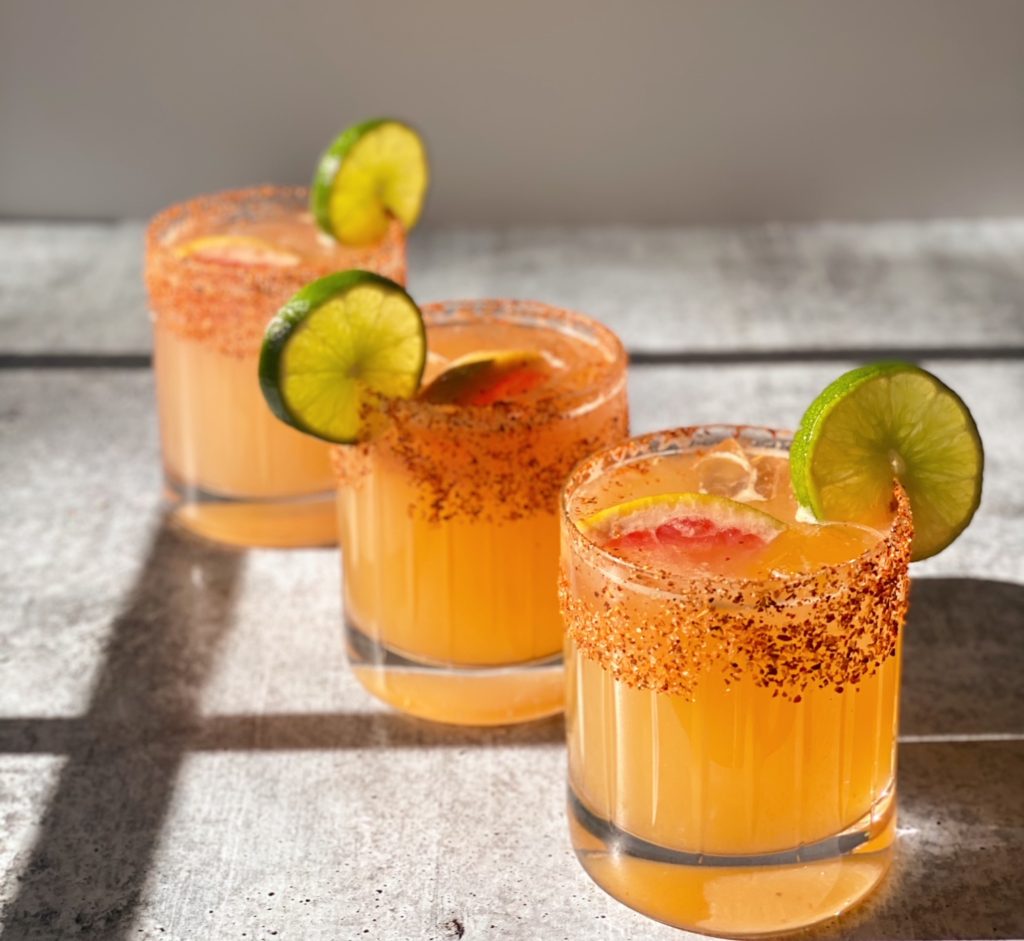 Cocktail Recipes: Spicy Thai Chile Paloma featured by top US cocktail blogger, Food Diary of a City Girl