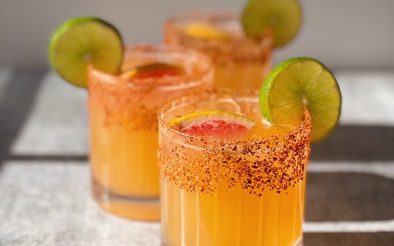 Cocktail Recipes: Spicy Thai Chile Paloma featured by top US cocktail blogger, Food Diary of a City Girl