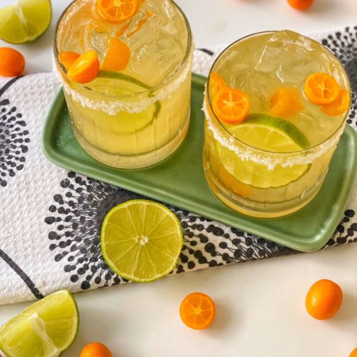 Kumquat Margarita Recipe featured by top NC food blogger, Food Diary of a City Girl