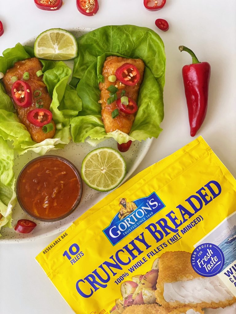 Spicy Orange Panko Crusted Fish Recipe featured by top US food blogger, Food Diary of a City Girl