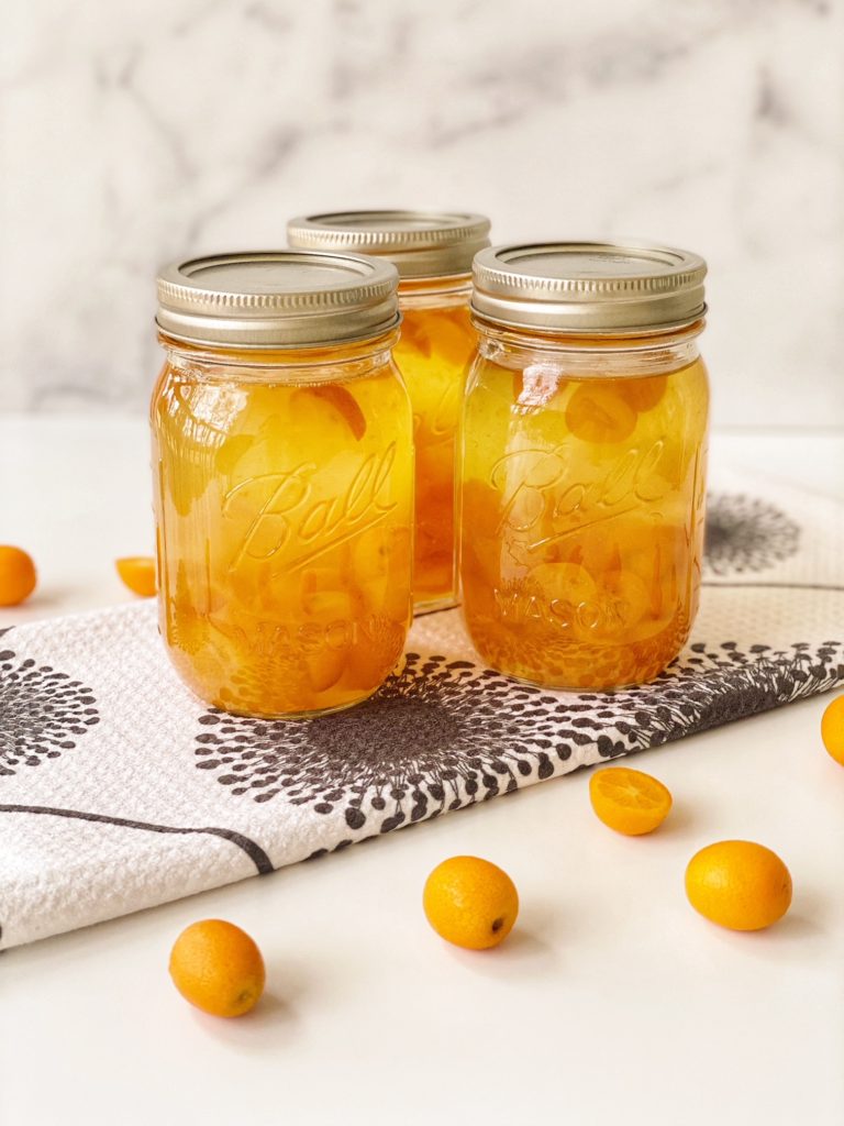 How to Make Kumquat Simple Syrup, a recipe featured by top US food blogger, Food Diary of a City Girl