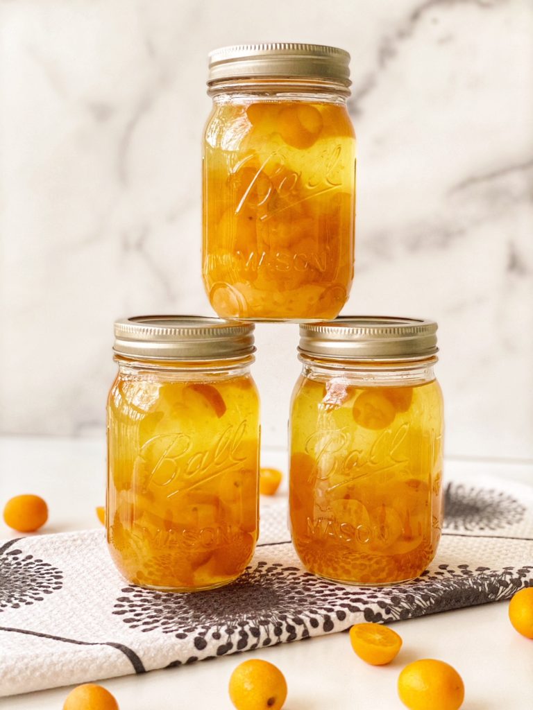 How to Make Kumquat Simple Syrup, a recipe featured by top US food blogger, Food Diary of a City Girl