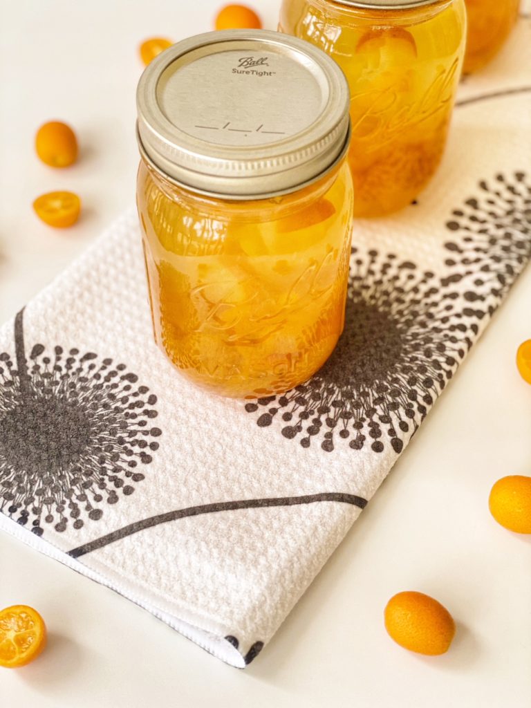 How to Make Kumquat Simple Syrup, a recipe featured by top US food blogger, Food Diary of a City Girl