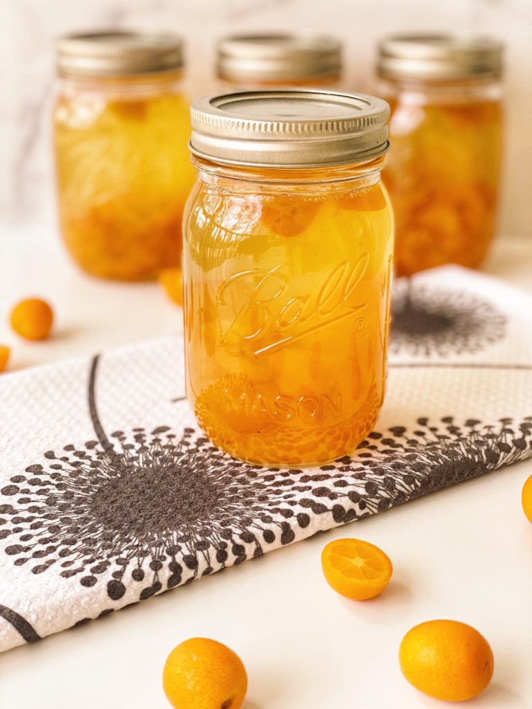 How to Make Kumquat Simple Syrup, a recipe featured by top US food blogger, Food Diary of a City Girl