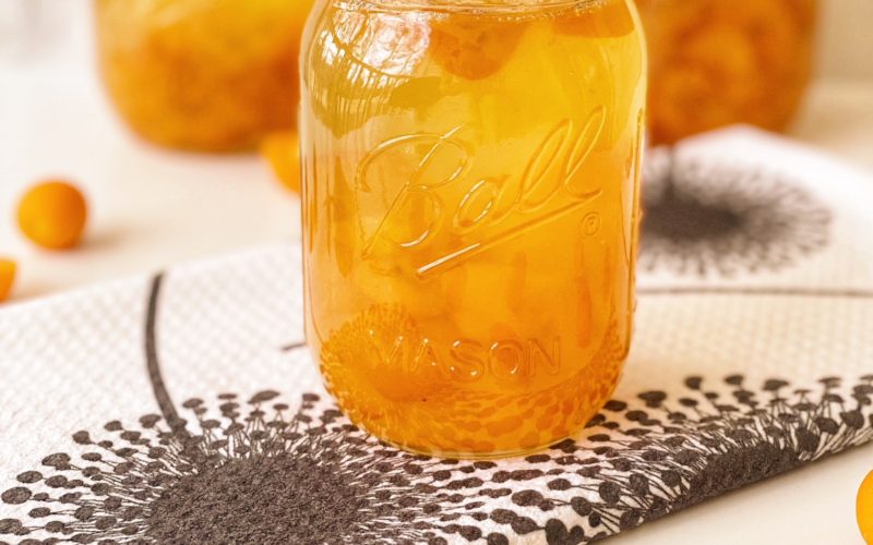 How to Make Kumquat Simple Syrup, a recipe featured by top US food blogger, Food Diary of a City Girl