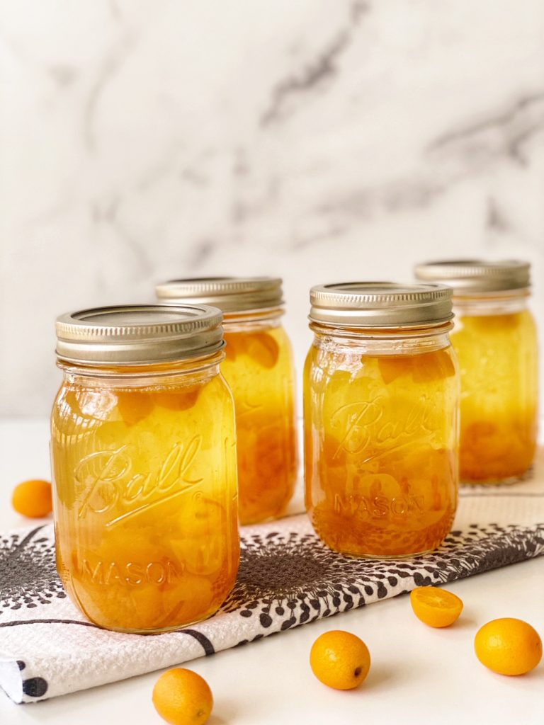 How to Make Kumquat Simple Syrup, a recipe featured by top US food blogger, Food Diary of a City Girl