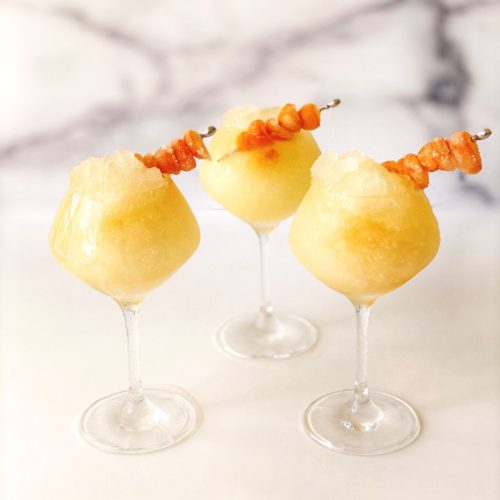 Sauvignon Blanc Slushie Recipe featured by top US cocktail blogger, Food Diary of a City Girl